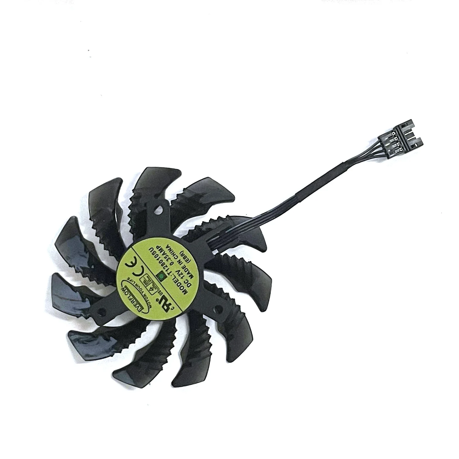 4Pin, DC, 12V, 0.35A, Refrigerador de CPU
