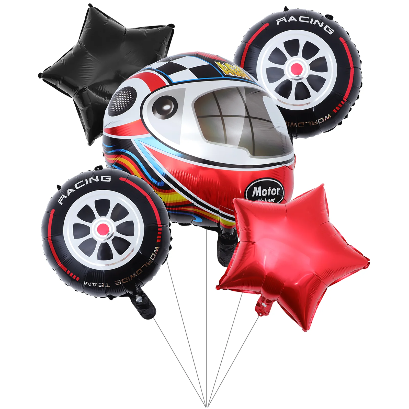 

1 Set of Racing Car Birthday Party Balloons Birthday Party Balloons Decoration Shape Balloons