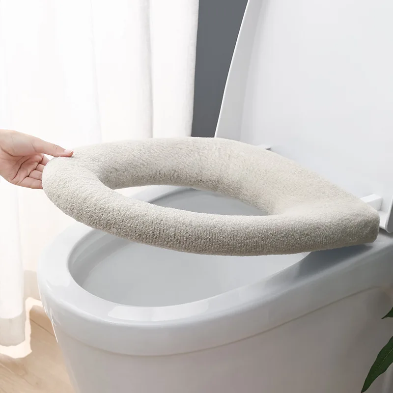 Housse de siège de toilette extensible et élastique s'adapte parfaitement à  t