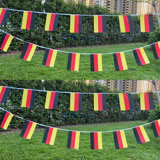 Deutsch String Flagge Outdoor Mini Fahnen Set Von 20 Deutsch