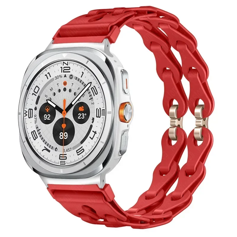 Silicone Chain Strap Replacement Wristband Bracelet