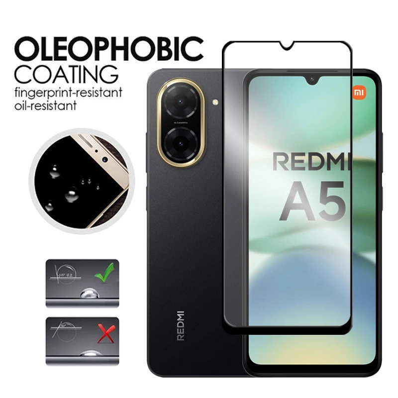 Premium 6.88-Inch Full Coverage Tempered Glass Screen Protector with Lens Film