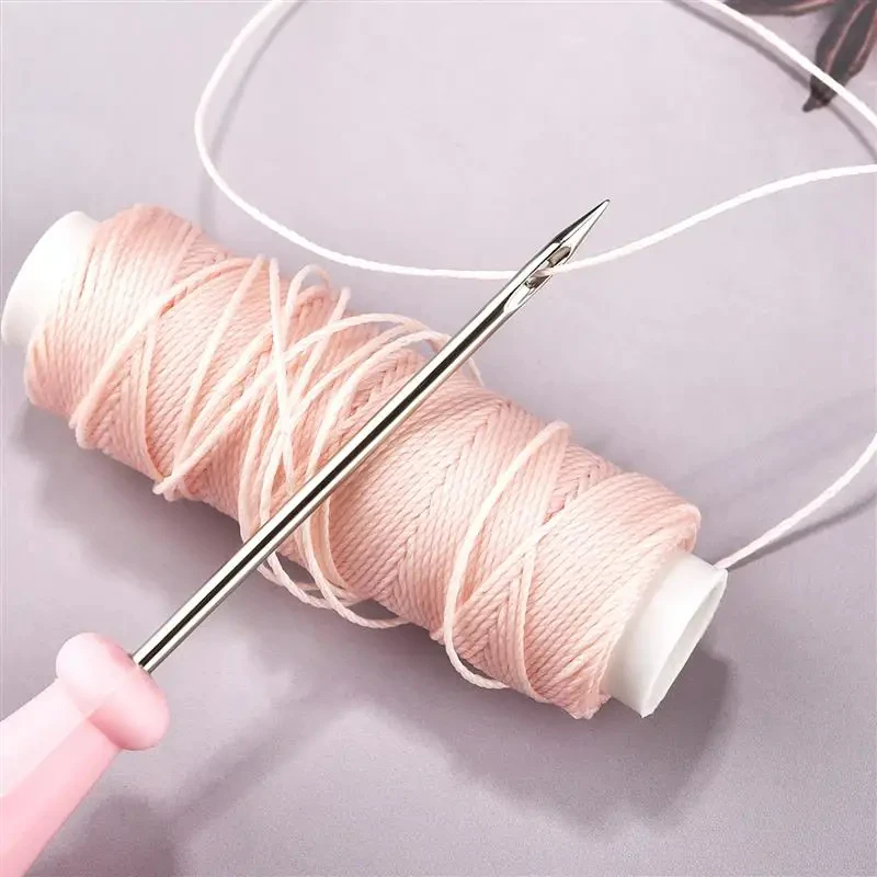 Waxed Thread 0.65mm Leather For DIY Handicraft Tool Hand Stitching 25 Meters Round Sewing Line 32 Colors