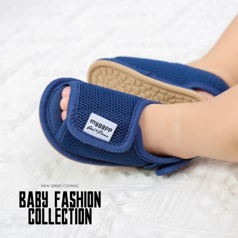 Fashionn Infant Baby Boy Sandales Toddler Summer Mesh Shoes Newborn Bebes Soft Sole Footwear for 1 Year Trainers Girl Sandalen