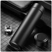 500ML Stainless steel thermos bottle with digital temperature display, Intelligent temperature measurement cup, LED 3