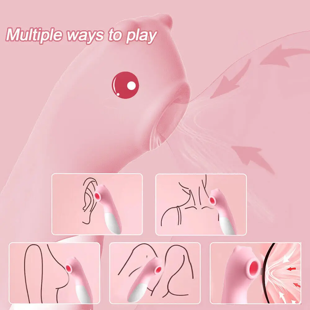 clit sucking vibrator 10 Speed Vibrating Sucker Oral Suction Nipple Clitoris Stimulator Sex Toys For Women Masturbator Product