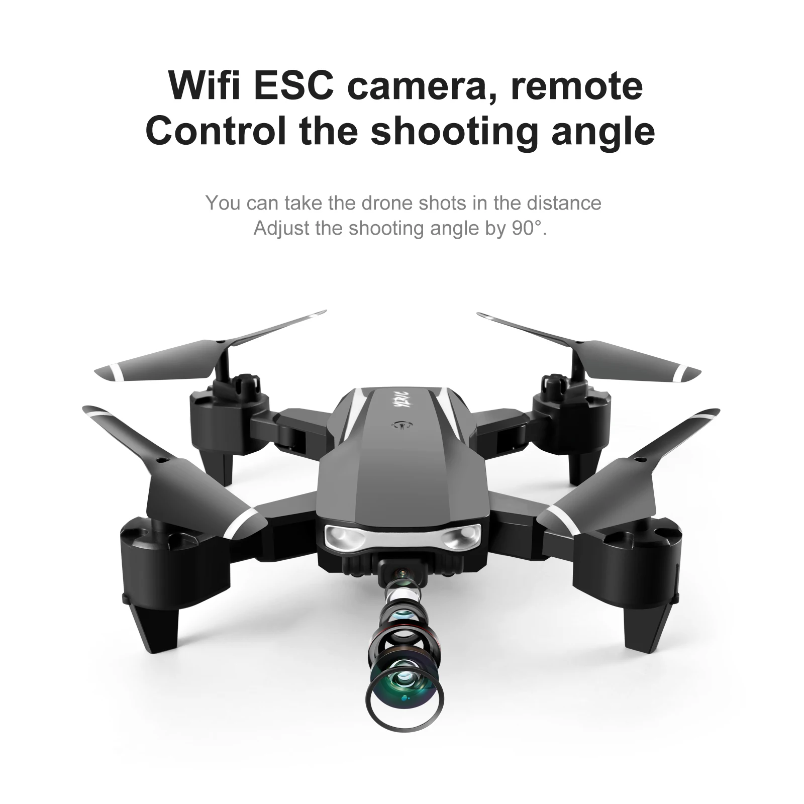 S90 Aerial Camera Drone 4K HD ESC Dual-camera Remote Control Aircraft Foldable Long-endurance Quadcopter camoro quadcopter drone with camera