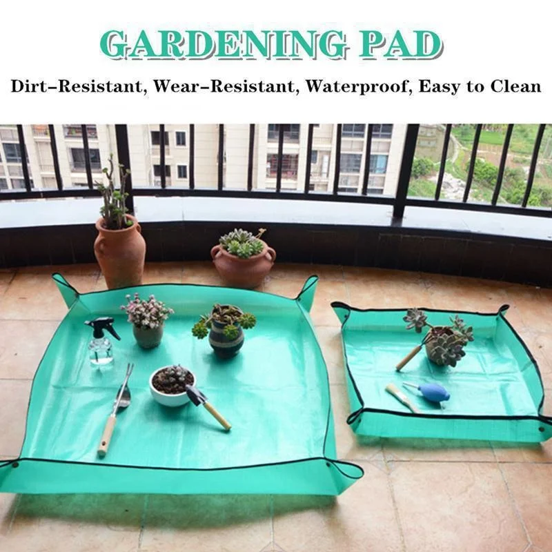 Planting Mat Gardening Potting Pad Foldable Garden Plant Flower Pot Transplanting Waterproof 50cm-100cm
