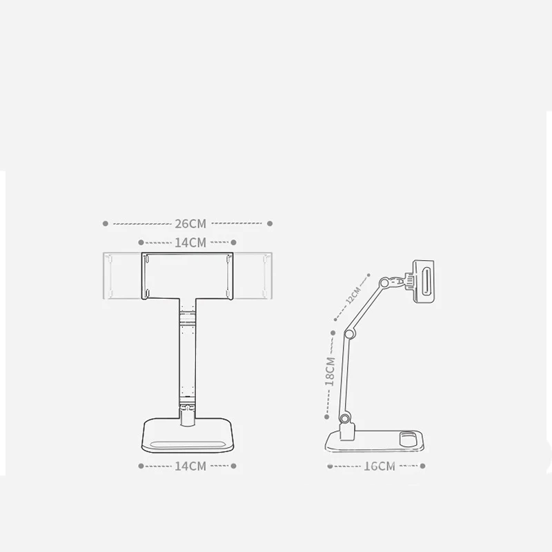 Monitor Stand 16 Inch Portable Metal Stand Universal Expandable Display Base Mount External Vertical Screen Expansion