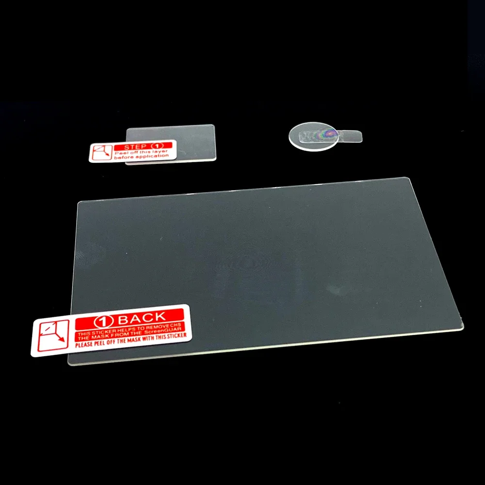 Per Fuji X100 VI e V Schermo/Pellicola in vetro temperato per schermo principale + Pellicola per mirino Pellicola morbida antigraffio anteriore e posteriore