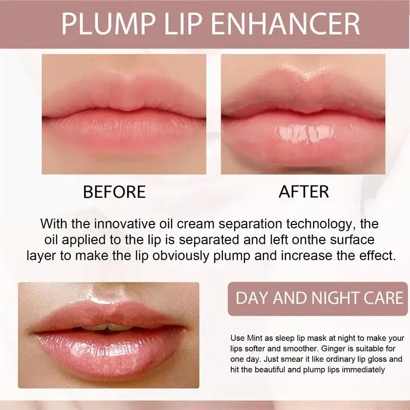 Long Lasting Lip Plumper Oil Instant Volumising Enhancer Lip Serum Collagen Lips Volume Lipgloss Sexy Cosmetic Volume Increases 5