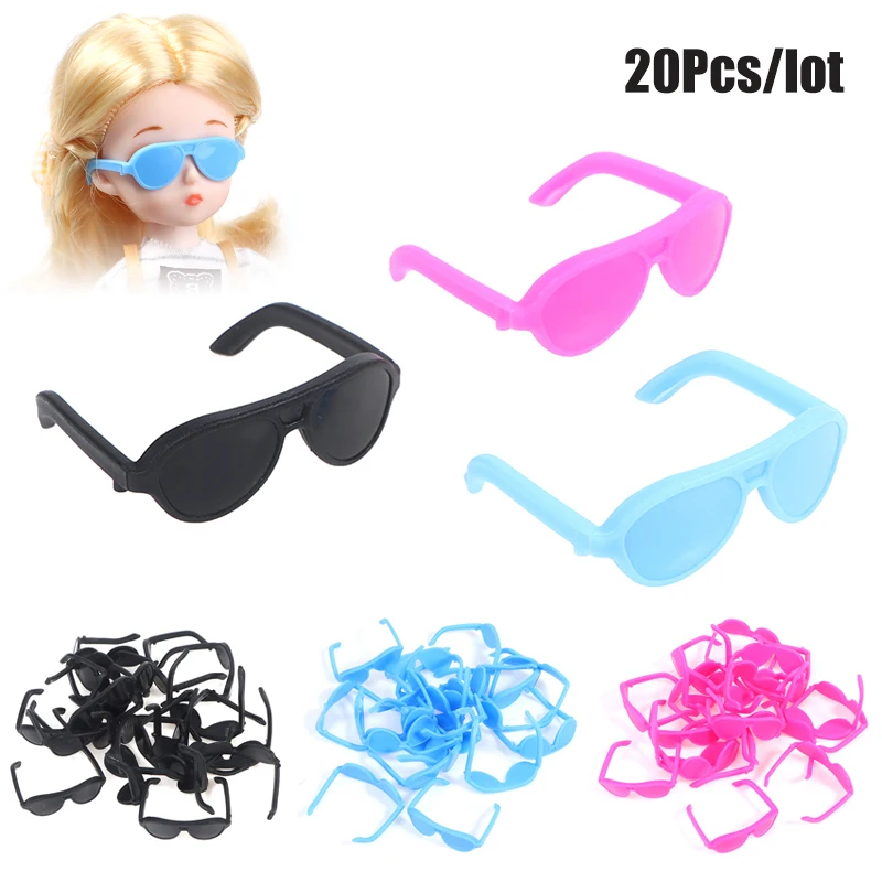 

20Pcs/bag Dollhouse Accessories Fashionable Sun Glasses Modle For 11inch 26-28Cm BJD SD Doll Accessories Girls Birthday Gifts
