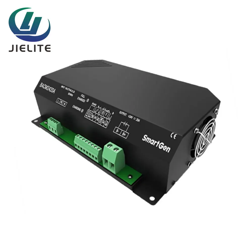 

Зарядное устройство SmartGen BACM2420, 20 А, зарядное устройство для свинцово-кислотных аккумуляторов 12В/24В