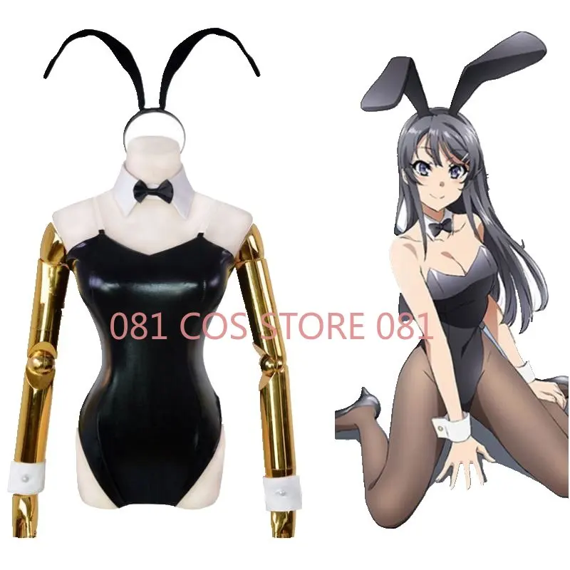 

Унисекс аниме Cos Sakurajima Mai Bunny Girl Косплей костюмы на Хэллоуин и Рождество вечерние униформы наборы