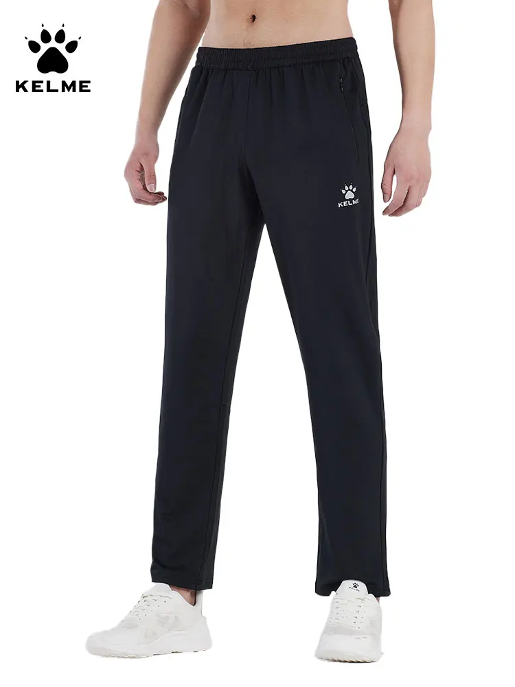 Kelme Football Training Sports Pants Straight Leg Pants Slim Fit Running Competition Fitness Men's Casual Outdoor Pant