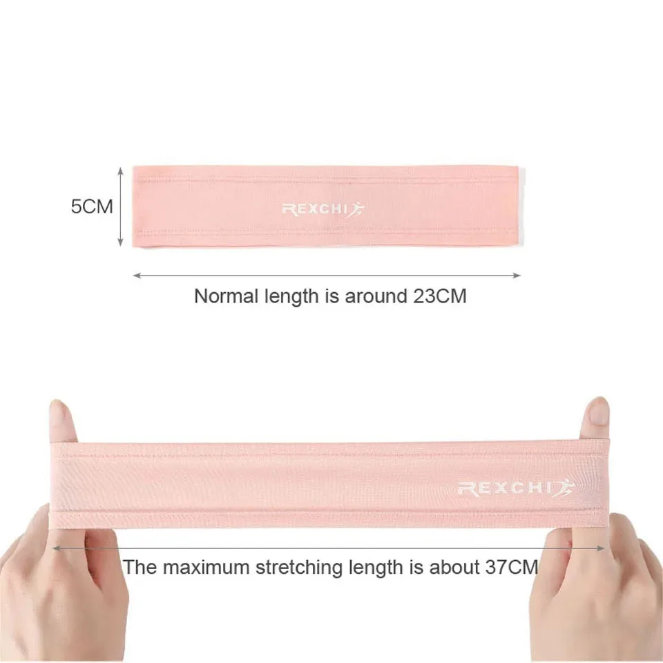 GTUBIKE 1PCS NEW Sweatband Moisture-Wicking Breathable Men Women Sports Elastic Headband for Fitness gym Running basketball
