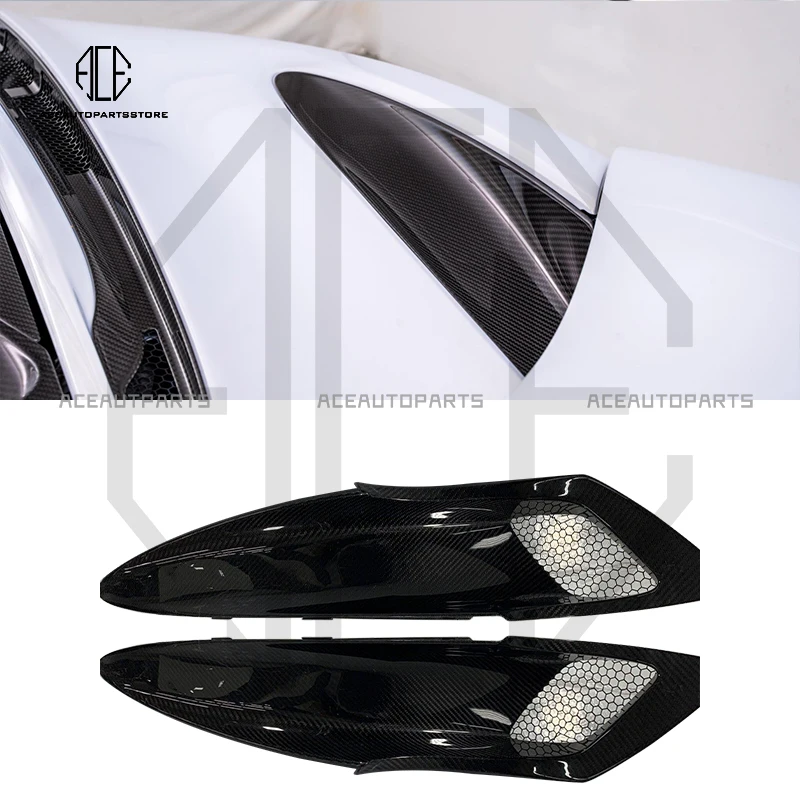 

For McLaren 720s Coupe & Spider OEM Style rear fender air intake vents Excellent Quality Carbon Rear Air Intake