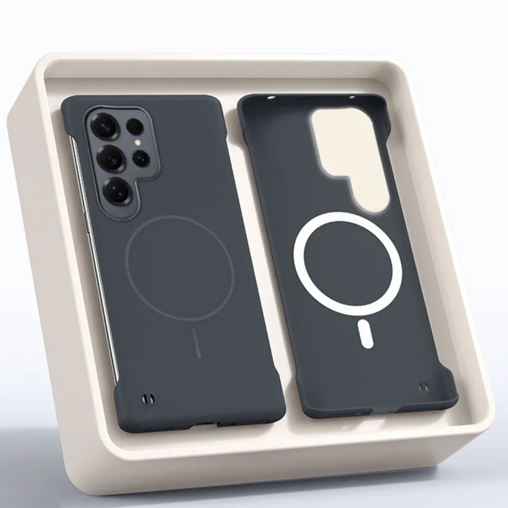 Magnetic Ultra Thin Shockproof Phone Case with Matte Finish