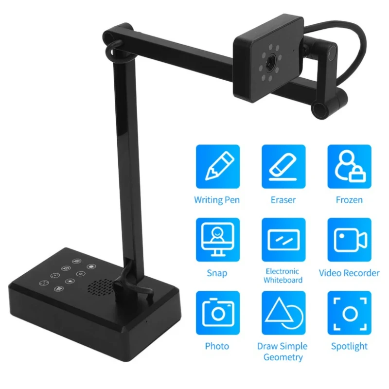 

1080P HD WIFI Live Teaching Computer Camera with Microphone Calligraphy Teaching Micro Lesson Recording Camera USB Camera Head