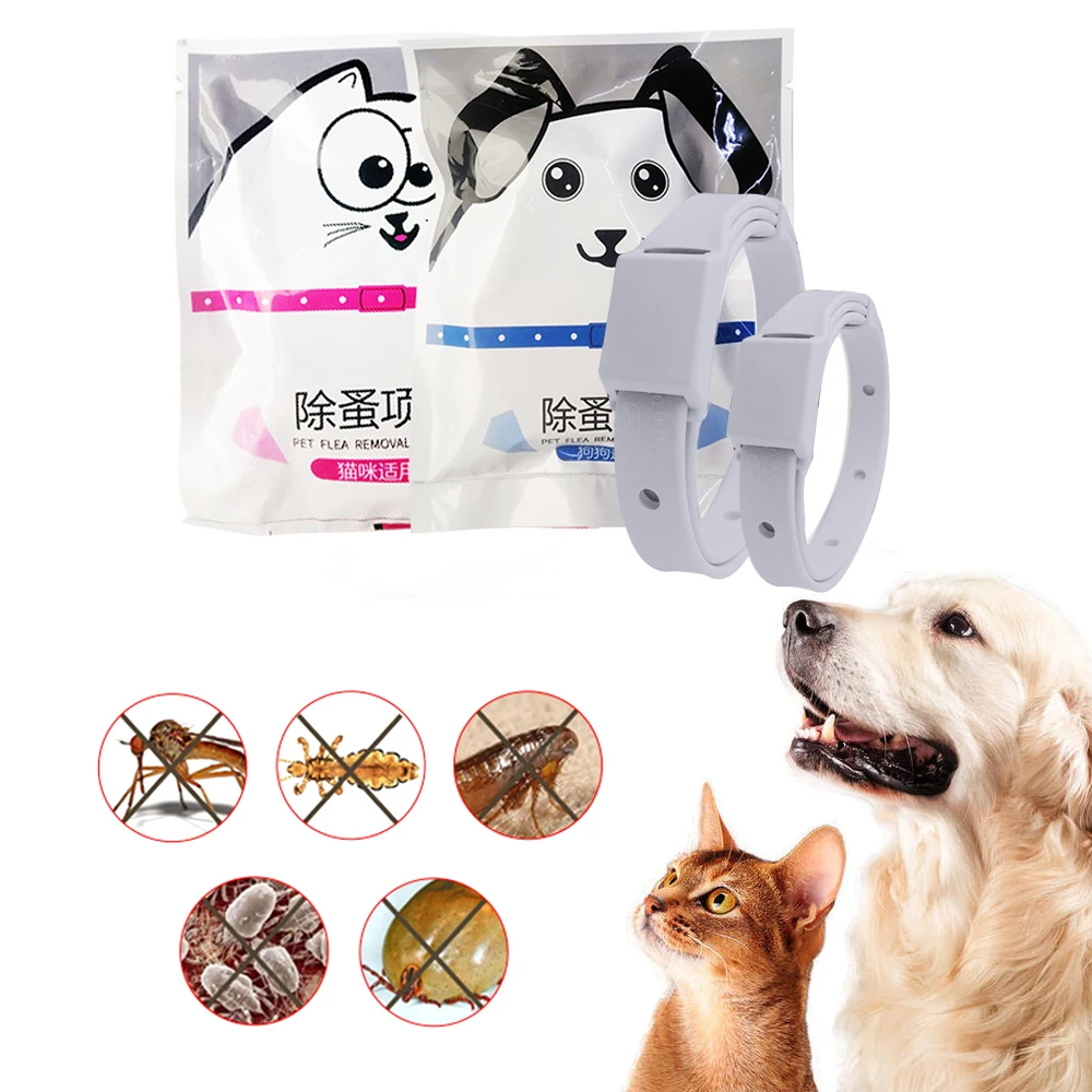 Adjustable Mosquito Removes Flea And Tick Collar Dogs Cats Up To 8