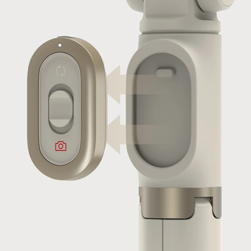 Фото Штатив Xiaomi с зумом, селфи-палка, совместимая с Bluetooth, складной раздвижной монопод с дистанционным управлением для iOS, Android, вращающийся на 360 ° №4