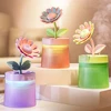 Flower Air Humidifier Small Spray Hydration Household Silent Bedroom Desktop Portable Car USB Aromatherapy Humidifiers Diffuser 2