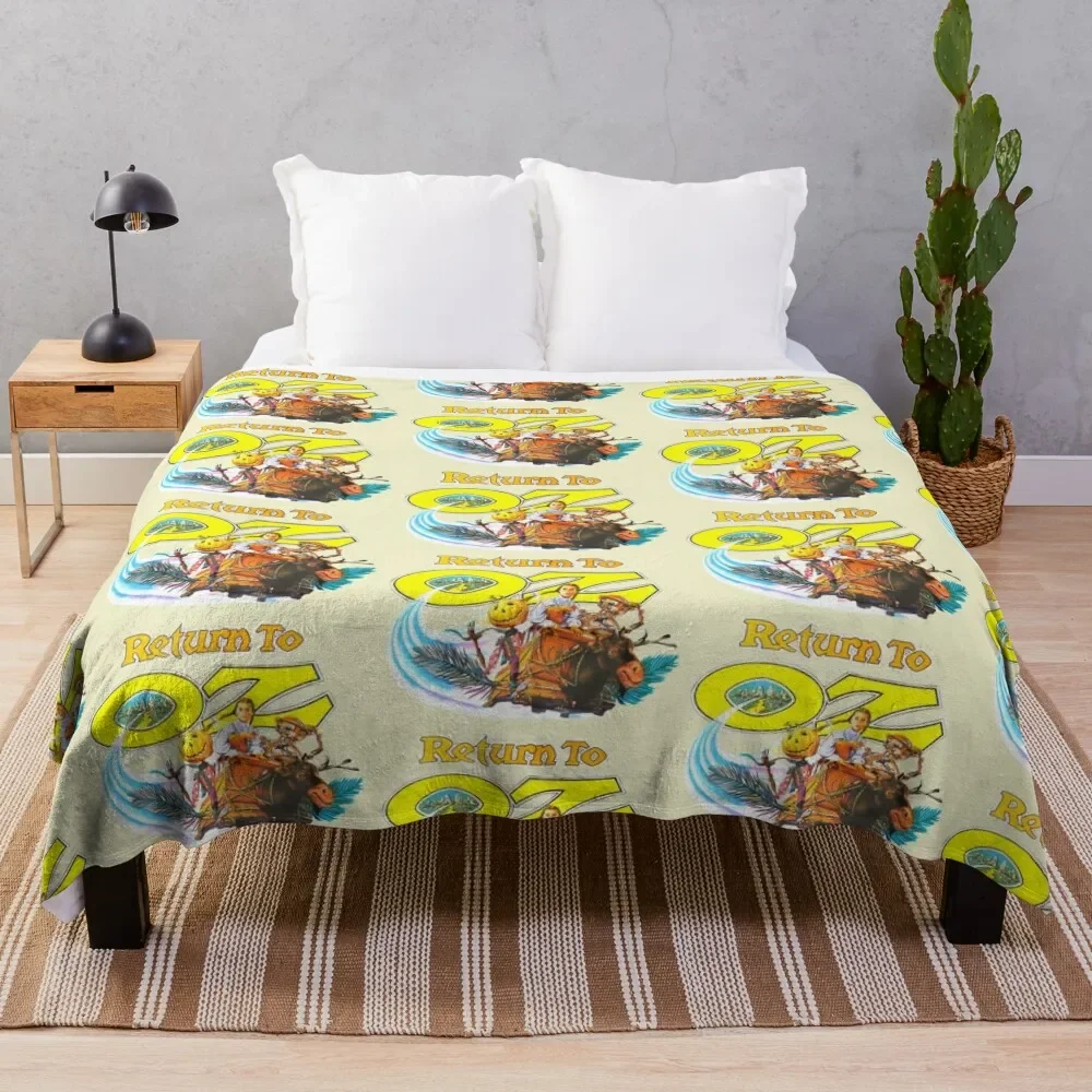 

Return To Oz - Vintage style Movie Poster Art Throw Blanket Luxury Thicken bed plaid halloween Blankets