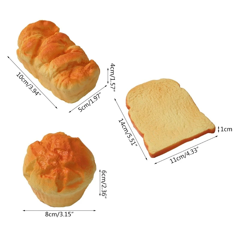 Artificial Bread Fake Bread Simulation For Home Decoration food model,food photography props,bread food model