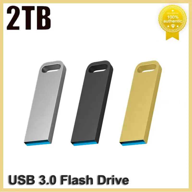 2Tb Usb3.0 Flash Drives Mini Metal Real Capacity Memory Stick 128Gb Black Pen Drive Regalo Aziendale Creativo Silver Storage U Disk