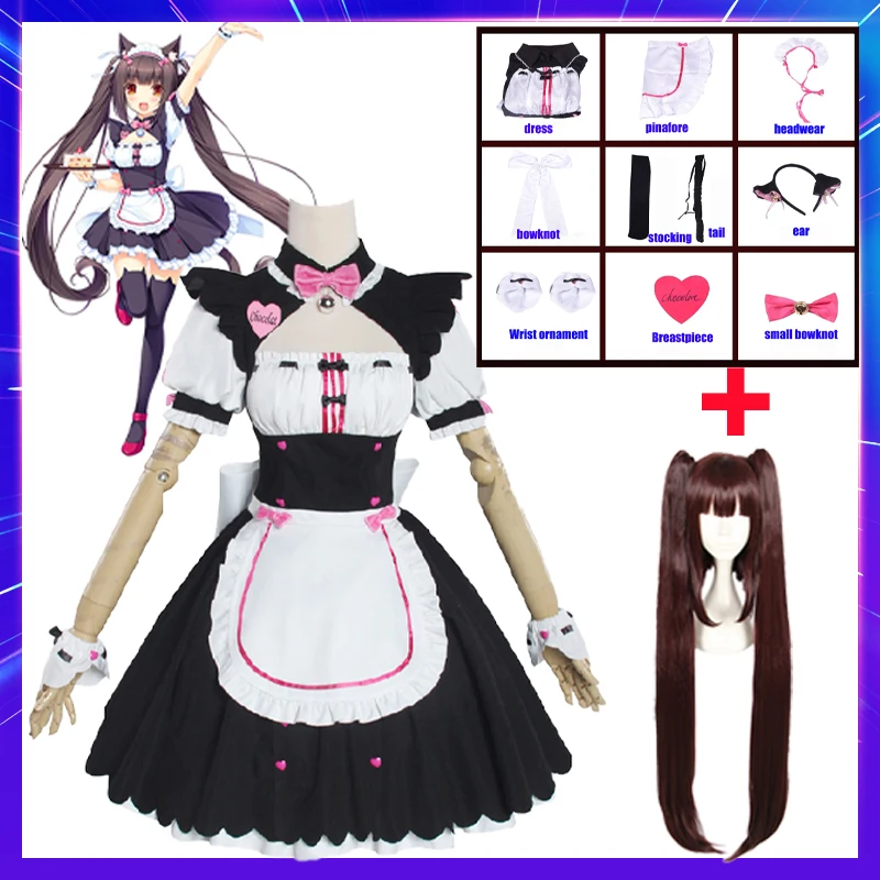 Felpa Con Cappuccio Anime Nekopara Stampa 3D – Chocola E Vaniglia, Unisex, Poliestere, Taglie XXS-4XL, Cosplay E Casual