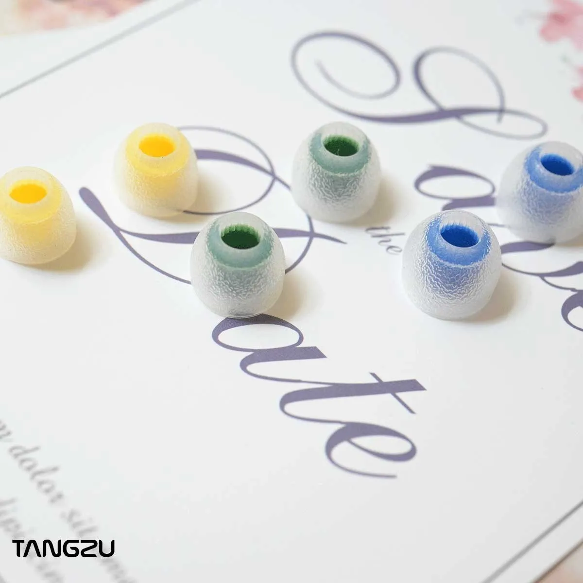 Tangzu Tang Sancai Silicone Earphone Eartips 1 Pairs for S/M/L Size Headphone Accessory Wired Headset Earbuds