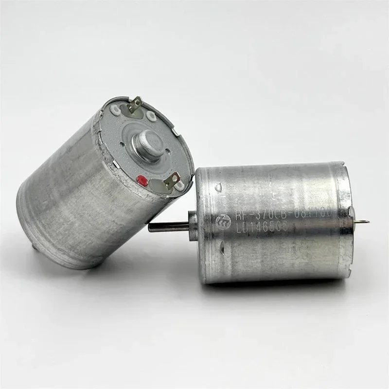 RF-370CB-081100 12-24V 소형 브러시드 DC 전기 모터 3750RPM 24mm 저전류 금속 브러시 DIY 자동차 RC 모델용
