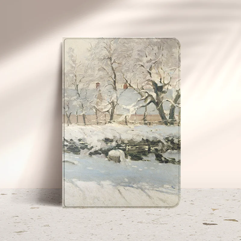 Ultra-Thin Magnetic Smart Tablet Cover with Auto Wake-Up Function and Artistic Design