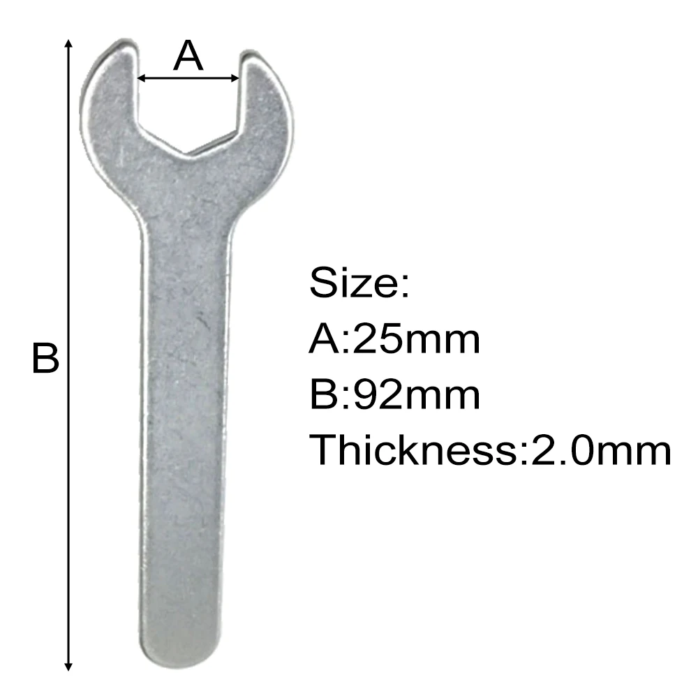

25mm 25*92*2.0mm Metal Open Ended Spanner Wrench Simple Disposable Repair Tools For Cycling Bicycle Motor Bike Toy 60pcs/lot