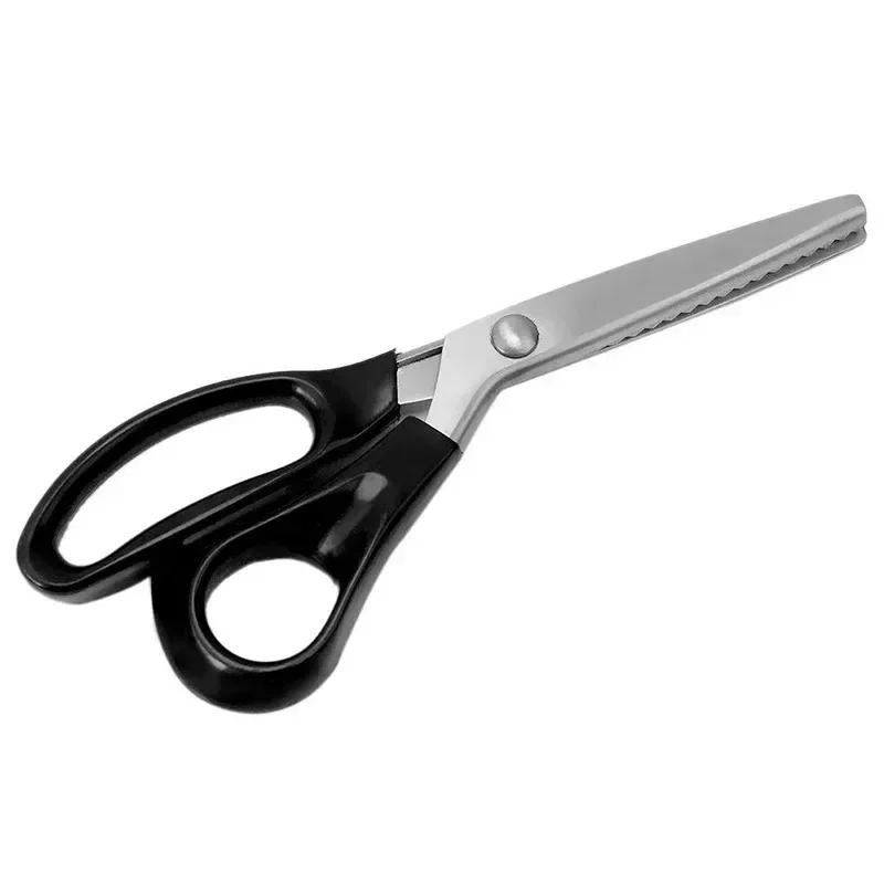 3/5/7mm Dressmaking Scalloped Edge Pinking Shears Scissors Clipper Cutter Sewing Professional Tailor Scissors Cloth Tailoring