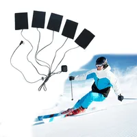 USB Charging Clothing Heating Pad 45℃-65℃ Vest Heater Winter Warm Camping Hiking Ski Cycling Pants Carbon Fiber Heated Pads 2