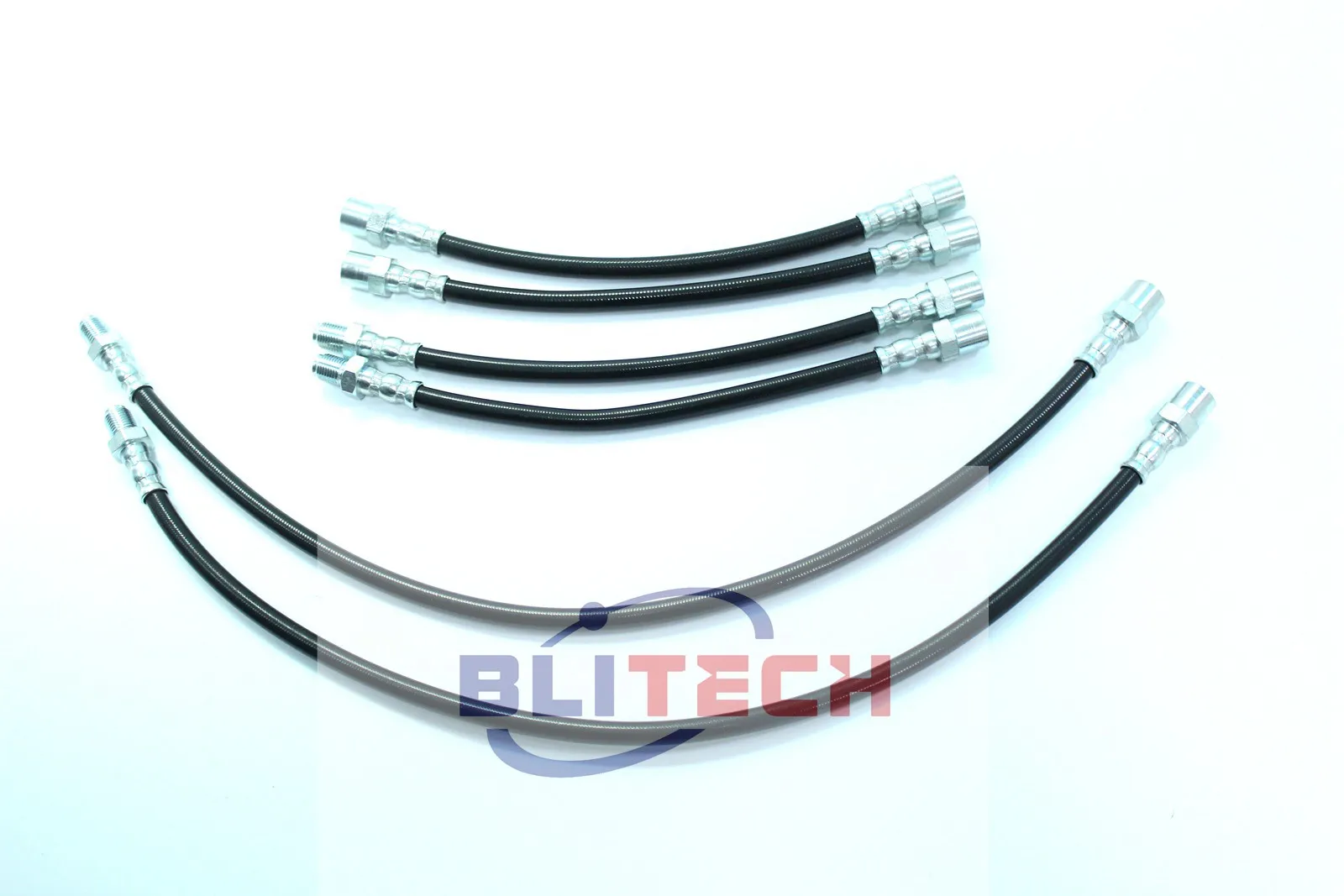Braided Front Rear Stainless Steel Brake Line Kit BMW E36 3 series 325i 325is 318is 318ti 94-98 Red Silver Blue Black racing brake hose lines