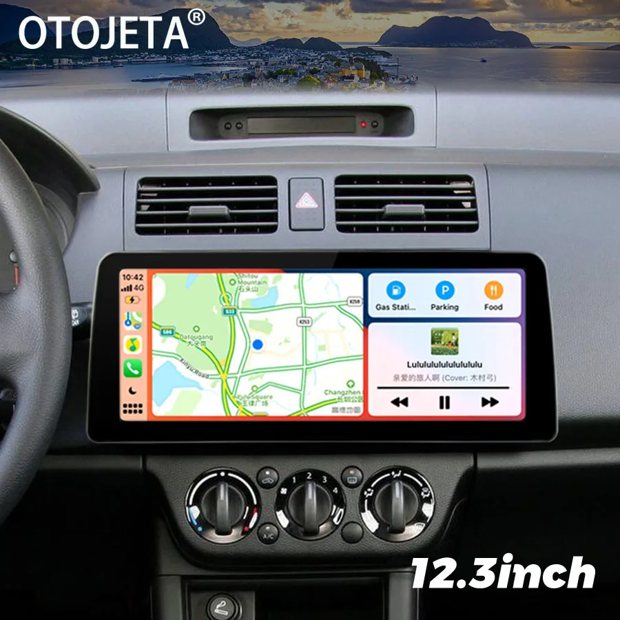 

12.3" Qled Screen Radio Android 13 Car Video Player Stereo For Suzuki Swift 2003 2004 2005-2010 GPS Multimedia Carplay Head Unit