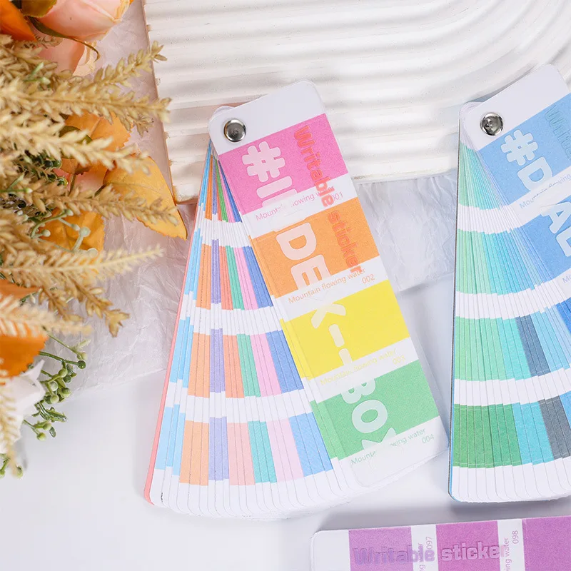 96 PCS Transparent Sticky Notes Self-Adhesive Bookmarks and Clear Tab Stickers - Kawaii Stationery Collection