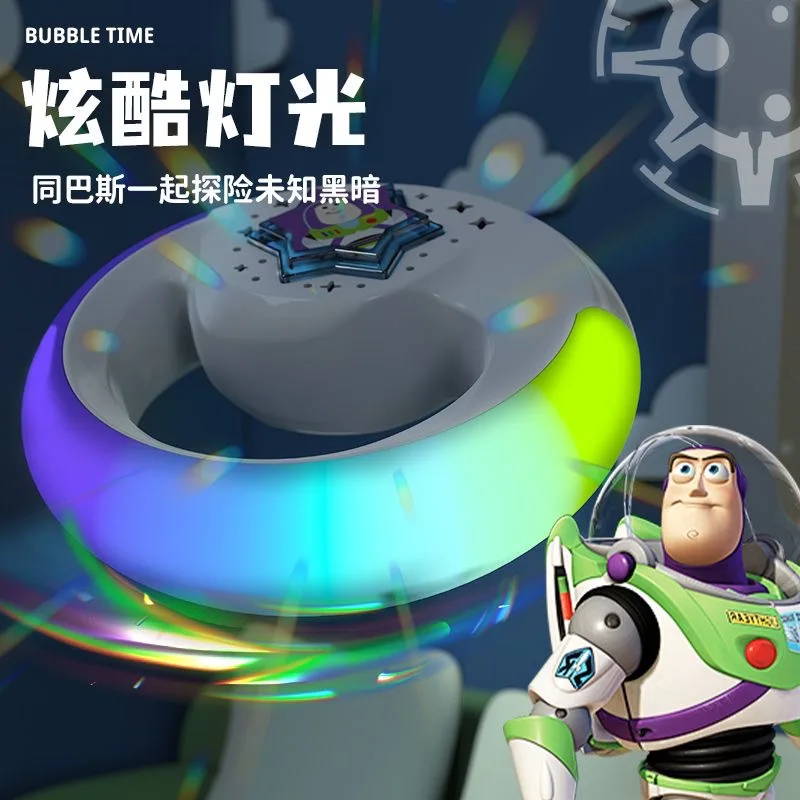 오리지널 디즈니 인어공주 버즈 라이트이어 토이 스토리 버블 장난감(음악과 조명 포함)