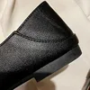 2024 Fetish Women Retro Designer Soft Leather Soft Summer Flats Simple Female Loafers Square Toe Lady Metal Outside Black Shoes 6