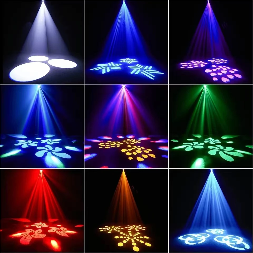 Disco Light LED 150w Colorful Trigeminal Pattern  Bee's Eye Moving Head Light DM