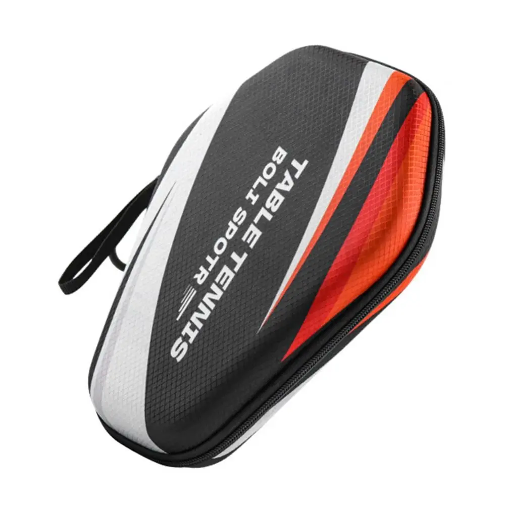 Hard Shell Table Tennis Racket Bags Dustproof Protective Case Ping Pong Storage Bag Waterproof Hand Strap