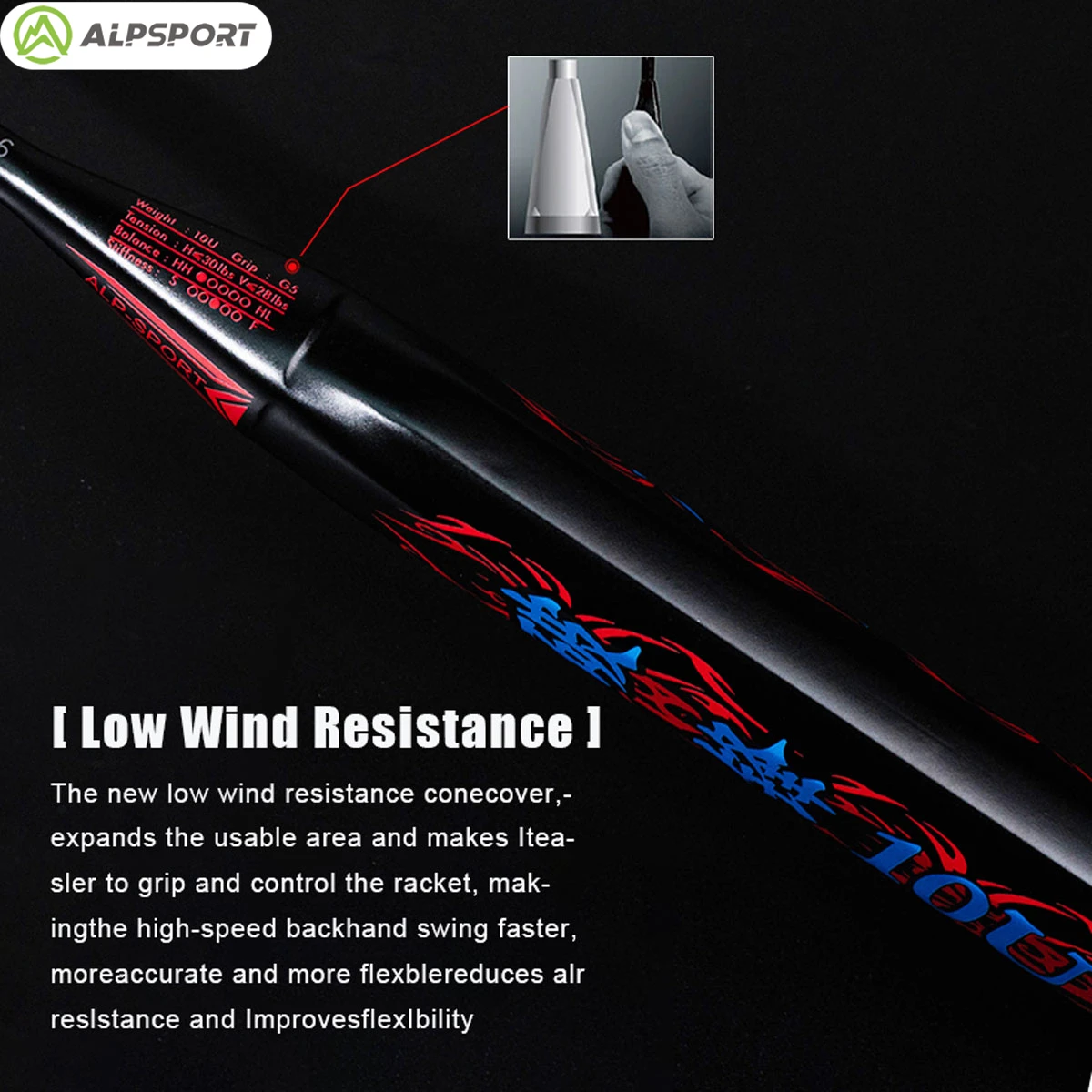 ALP 10U PF 52g ultra-light T800 badminton racket Quick rebound Original import professional carbon fiber racket AIR