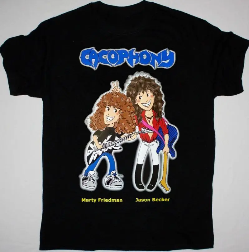 Cacofonia Martarty Frisman Jason Becker New Black T-Shirt