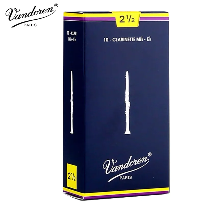 

The French Vandoren E-flat minor three clarinet reeds Blue box