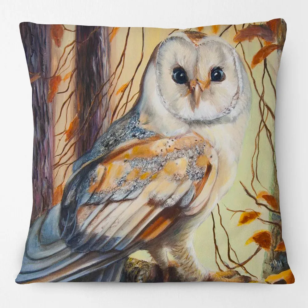 Wilde Dieren Schilderij Kussenhoezen Uil Luipaard Wolf Leeuw Ezel Das Paard  Hert Print Kussensloop Voor Sofa - AliExpress, image size:1000x1000