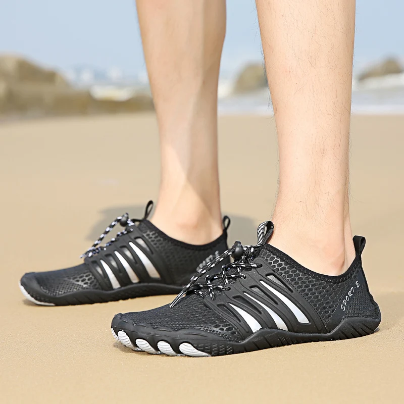 Mens Quick-Dry Breathable Surfing Wading Shoes Unisex Beach Sneakers Water Sports Shoes Womens Non Slip Upstream Swimming