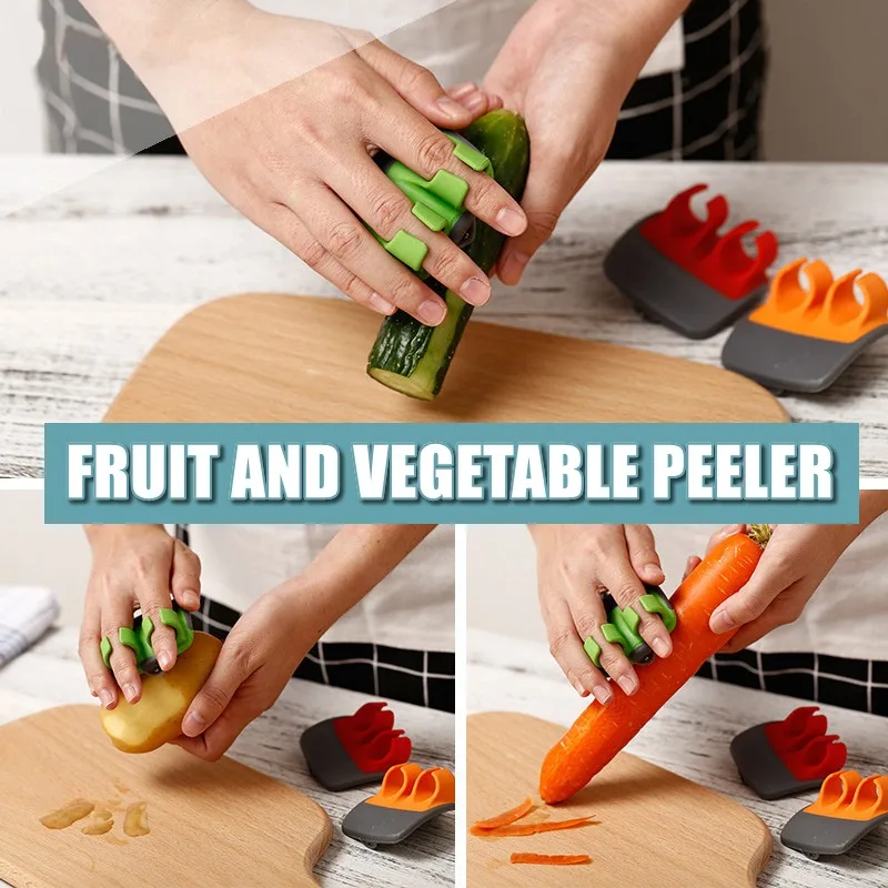 Fruit & vegetable peeler Finger peeler Vegetable Hand Peeler Hand Palm Vegetable Fruit Peeler SlicerKitchen Gadget vegetable cutter