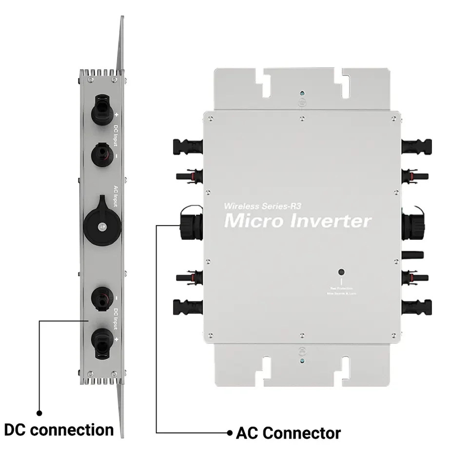 Microinverter 2000W 2400W 2800W Inverter Solare Impermeabile 12 Anni Produttore Ip68 Micro Inverter Power